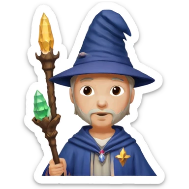 NBA with jersey and wizard hat with a wizard staff sticker