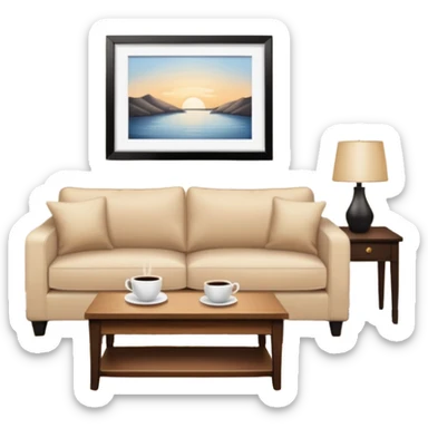 Living room sticker