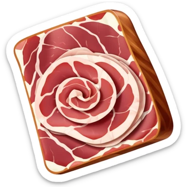 Iberian ham, Spanish jamón ibérico sticker