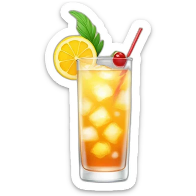 cocktail in highball glass sticker
