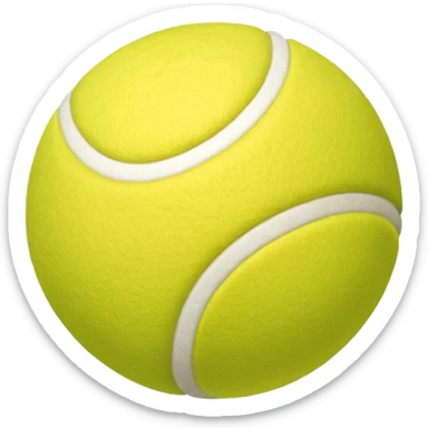 Tennis ball BF￼DI sticker