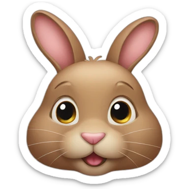 bunny sticker