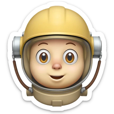 iconic face of Sandy Cheeks from SpongeBob sticker