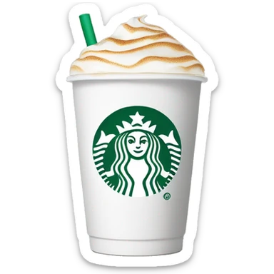 Starbucks latte  sticker