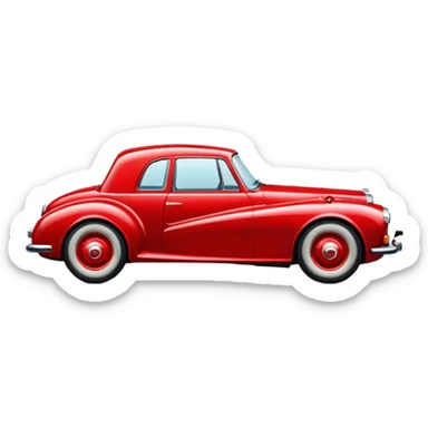 English classic car sticker