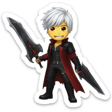 Nero devil may cry sticker