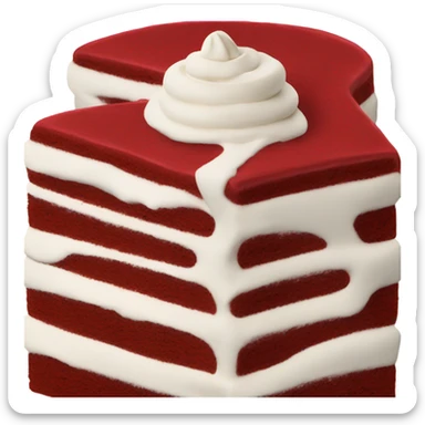 red velvet cake sticker