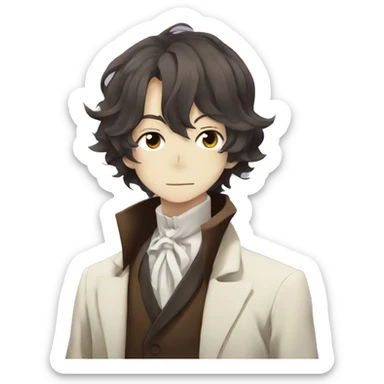 Dazai from Bungou stray dogs sticker