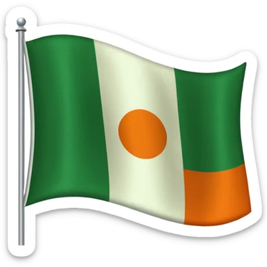 Ireland flag sticker