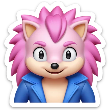 Sonic and Amy sticker