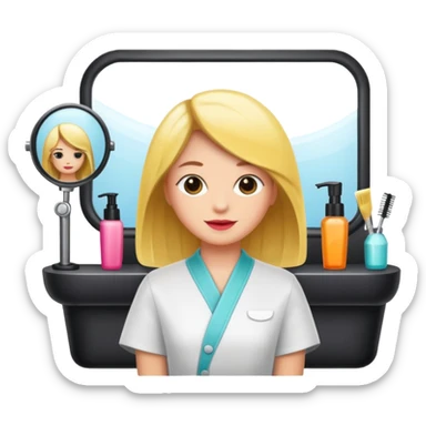 hair salon  sticker