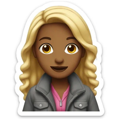 Girl tour guide sticker