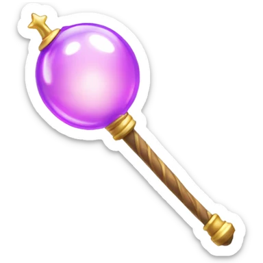 Glindas bubble wand wicked  sticker