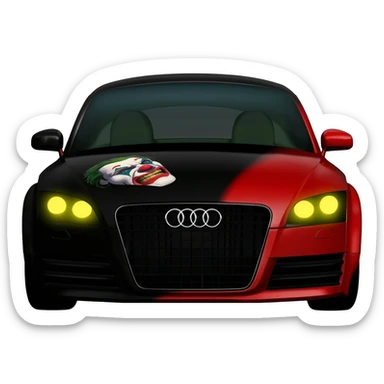 audi TT joker sticker