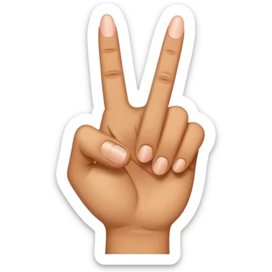 Middle finger sticker