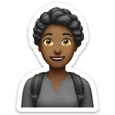 Mulher correndo  sticker