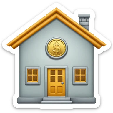 coin house sticker