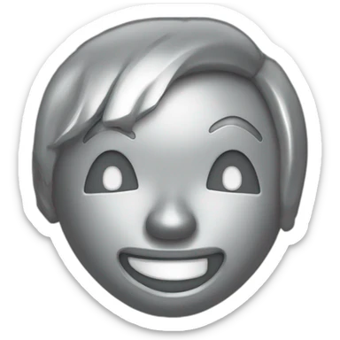 piece of dirty lighty bent silver foil sticker