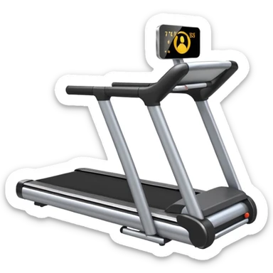 cinta de correr gimnasio sticker