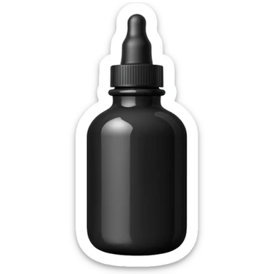 black tattoo ink  sticker