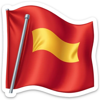 red flagg with eBay logo there sticker