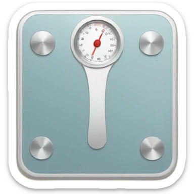 bathroom scale sticker