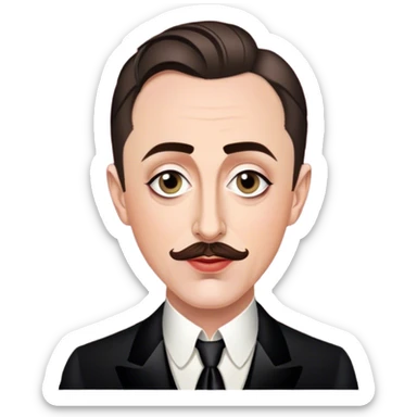 Emce from cabaret alen cumming  sticker