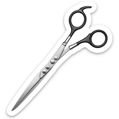  hairdressing scissors sticker