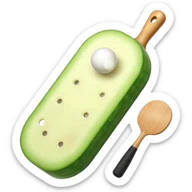 🥒+🏓 sticker