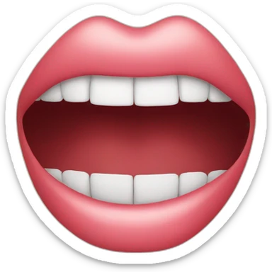mouth sticker