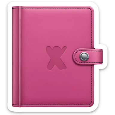pink diary sticker