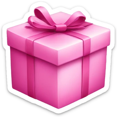 pink present sticker