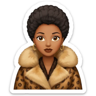 black skin mob wife sticker