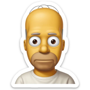 Homer Simpson sticker