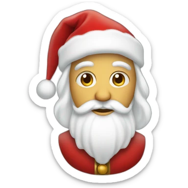 Babbo Natale Viola sticker