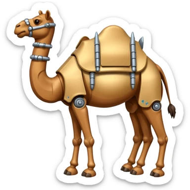 robot camel sticker
