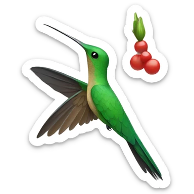 colibri sticker