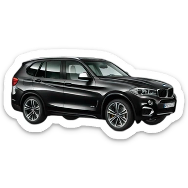 Bmw suv black sticker