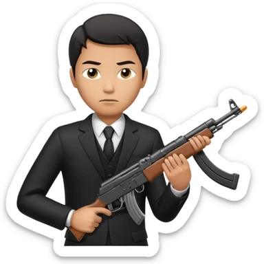 Yakuza Gang con ak47 sticker