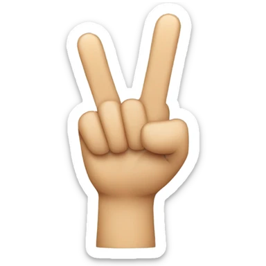 classic emoji flipping you off sticker