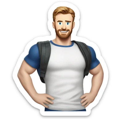chris evans fantastic four sticker