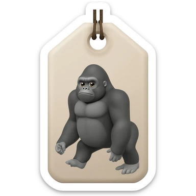 Gorilla tag sticker