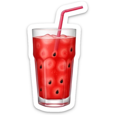 watermelon soft drink sticker