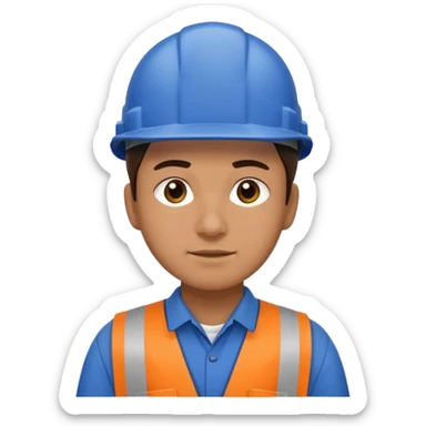 factory worker sticker