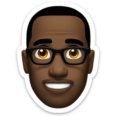 Make me a emoji that looks like P. Diddy sticker