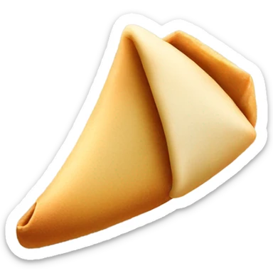Fortune cookie sticker