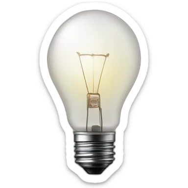 Bulb titan sticker sticker