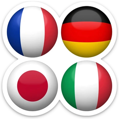 Country balls sticker