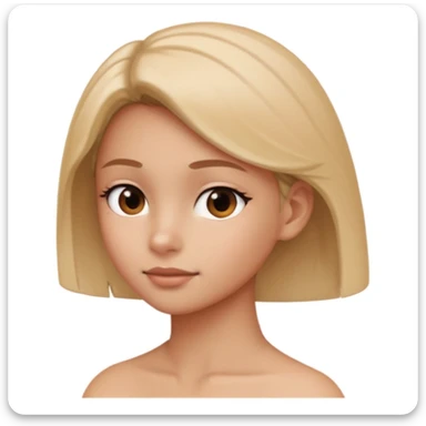 A person looking behind them, you only see their neck sticker