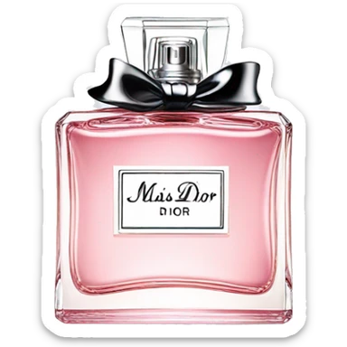 Miss dior perfume sticker